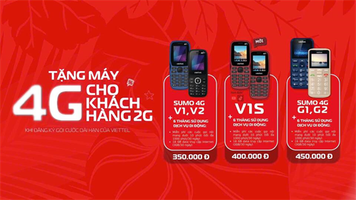 Viettel hỗ trợ chuyển đổi máy 4G miễn phí cho toàn bộ khách hàng 2G