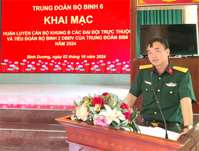 Trung đoàn 6, Bộ CHQS tỉnh Bình Dương: Tiếp nhận, huấn luyện quân nhân dự bị