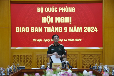 Giao ban Bộ Quốc phòng tháng 9-2024: Quân đội chủ động, kịp thời ứng phó hiệu quả với các tình huống thiên tai khẩn cấp
