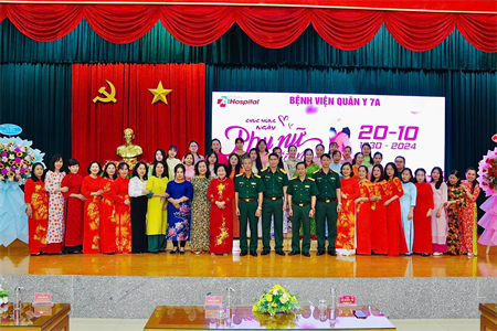 Hội phụ nữ Bệnh viện Quân y 7A tổ chức tọa đàm nhân kỷ niệm 94 năm Ngày thành lập Hội Liên hiệp Phụ nữ Việt Nam