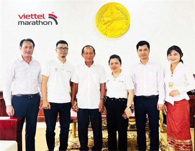 Viettel Marathon 2024 được ủng hộ nhiệt tình từ phía Lào