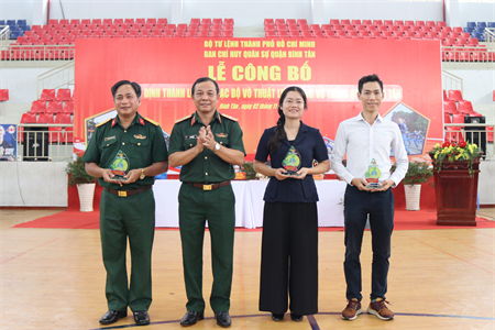 Thành lập CLB Võ thuật LLVT quận Bình Tân, TPHCM