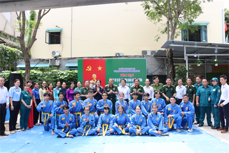 Khai mạc lớp Võ tự vệ cho lực lượng Quân sự liên phường An Lạc A – Bình Trị Đông