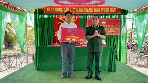 Ngày hội Đại đoàn kết tại Khu dân cư ấp 4 xã Thạnh Hưng, huyện Tân Hưng
