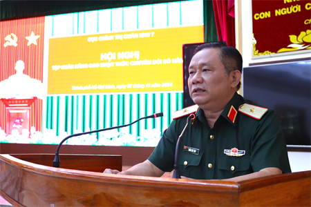 Cục Chính trị Quân khu tập huấn nâng cao nhận thức Chuyển đổi số năm 2024