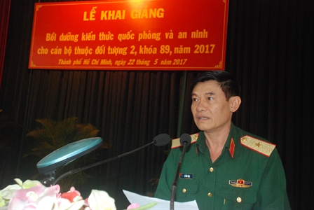 Quân khu 7: 112 cán bộ đối tượng 2 khóa 89 được bồi dưỡng KT-QPAN