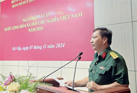 LLVT Gò Vấp phối hợp tổ chức sinh hoạt ngày pháp luật