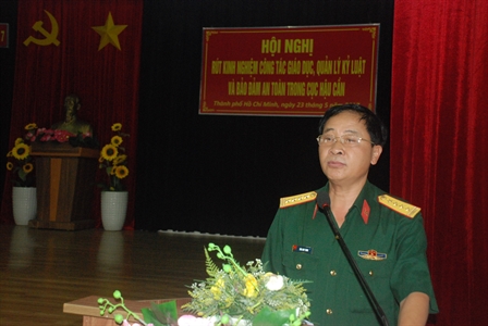 Cục Hậu cần Quân khu phát huy sức mạnh tổng hợp trong công tác giáo dục, rèn luyện kỷ luật