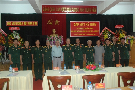 Học viện Khoa học Quân sự gặp mặt kỷ niệm 60 năm Ngày truyền thống
