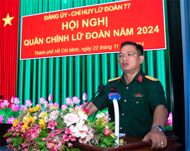 Hội nghị quân chính Lữ đoàn 77