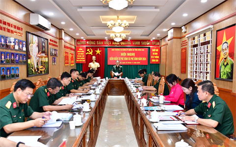 Ban Thường vụ Đảng ủy Quân sự tỉnh Đồng Nai hội nghị kiểm điểm tự phê bình và phê bình năm 2024