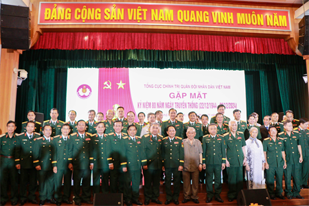 Tổng cục Chính trị gặp mặt kỷ niệm 80 năm Ngày truyền thống