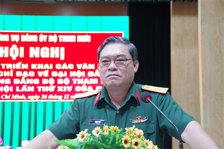 Quán triệt, triển khai các văn bản lãnh đạo, chỉ đạo về đại hội đảng các cấp trong Đảng bộ Bộ Tham mưu