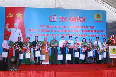 Đồng Nai: phát động phong trào toàn dân bảo vệ an ninh Tổ quốc và làm công dân vận