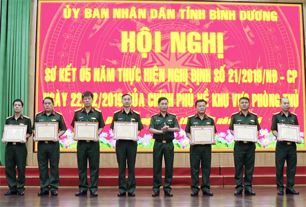 Tỉnh Bình Dương xây dựng tiềm lực quân sự đi vào chiều sâu, vững chắc