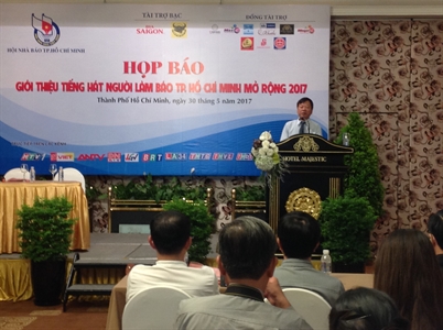 HỘI NHÀ BÁO THÀNH PHỐ HỒ CHÍ MINH:
Liên hoan tiếng hát người làm báo TP. Hồ Chí Minh mở rộng năm 2017