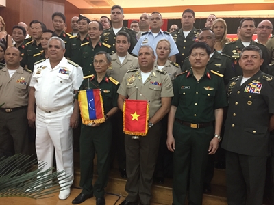 ​Đoàn Học viện nghiên cứu cao cấp Quốc phòng Venezuela thăm Tổng Công ty 28