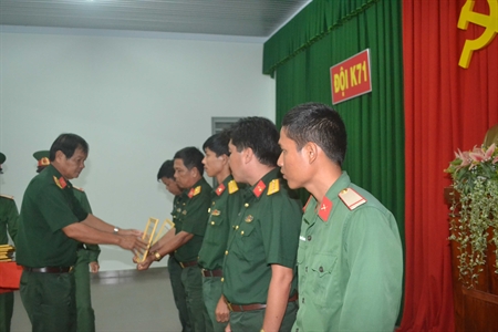 Đội K71- Bộ CHQS tỉnh Tây Ninh: Sơ kết nhiệm vụ tìm kiếm hài cốt liệt sĩ quân tình nguyện Việt Nam