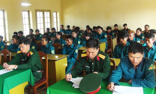 Huyện Lạc Dương (Lâm Đồng): Quan tâm tạo nguồn phát triển đảng viên trong lực lượng DQTV, DBĐV