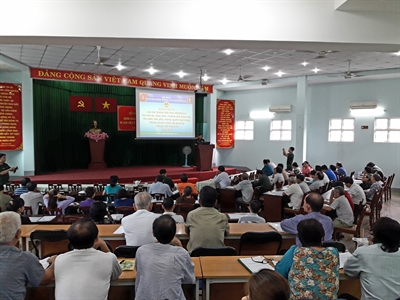 Quận 6: Bồi dưỡng kiến thức quốc phòng - an ninh cho 130 cán bộ cơ sở