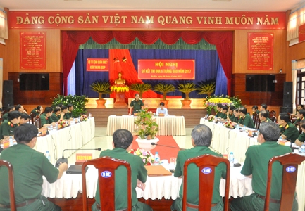 ​Khối thi đua quân sự địa phương Quân khu 7 sơ kết phong trào thi đua quyết thắng 6 tháng đầu năm 2017
