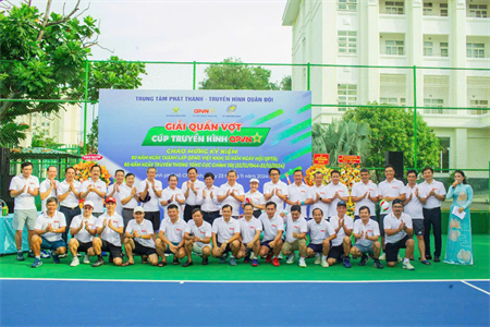 Tân Hiệp Phát đồng hành giải quần vợt cúp Truyền hình Quốc phòng - QPVN