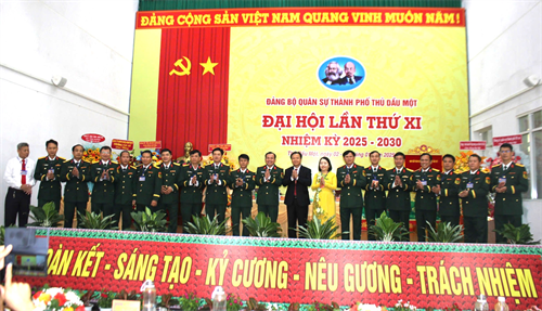 Đại hội Đảng bộ Quân sự thành phố Thủ Dầu Một, tỉnh Bình Dương lần thứ XI, nhiệm kỳ 2025-2030