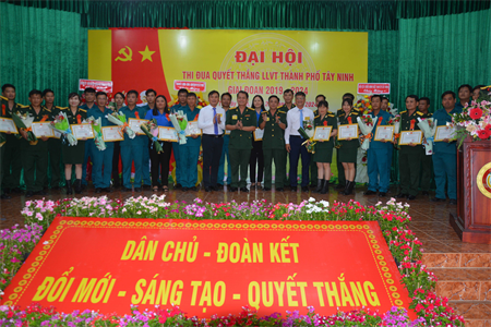 Phong trào Thi đua Quyết thắng - động lực thúc đẩy LLVT tỉnh Tây Ninh hoàn thành xuất sắc nhiệm vụ được giao