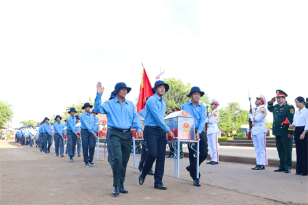Đội K70, K71 kết thúc đợt 1, giai đoạn XXIV tìm kiếm, quy tập hài cốt liệt sĩ quân tình nguyện và chuyên gia Việt Nam hy sinh ở Campuchia