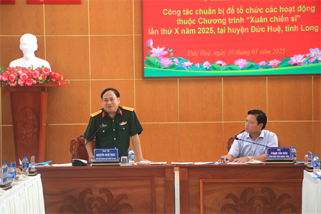 Cục Chính trị Quân khu 7 kiểm tra công tác chuẩn bị các hoạt động chương trình “Xuân Chiến sĩ” 2025