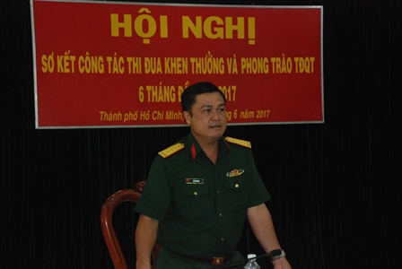 Khối thi đua 4 cơ quan Quân khu hoàn thành kế hoạch 6 tháng đầu năm 2017
