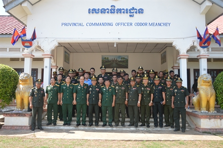 Bộ chỉ huy quân sự tỉnh Tây Ninh: sơ kết 6 tháng công tác đối ngoại quốc phòng