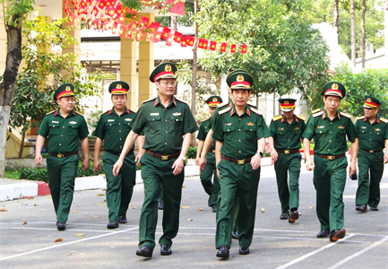 Đại tướng Phan Văn Giang, Bộ trưởng Bộ Quốc phòng thăm, chúc Tết Trung đoàn Gia Định
