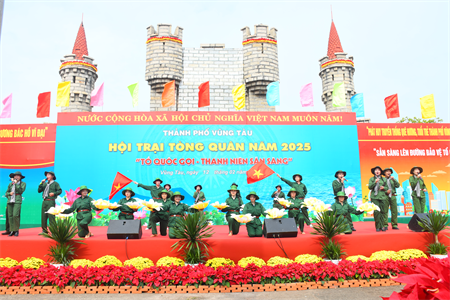 Thành phố Vũng Tàu khai mạc Hội trại tòng quân năm 2025