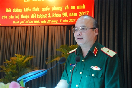 Quân khu 7 khai giảng khóa 90 bồi dưỡng KT-QPAN năm 2017