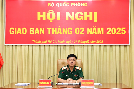 Bộ Quốc phòng giao ban tháng 2 năm 2025