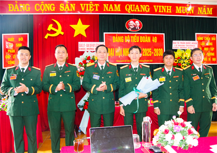Đảng bộ Tiểu đoàn 49, Lữ đoàn 657 tổ chức Đại hội Đảng bộ nhiệm kỳ 2025 – 2030
