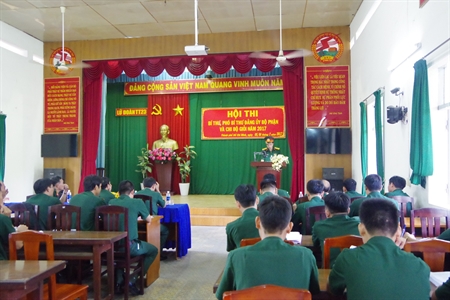 Đảng ủy Lữ đoàn 23: Khai mạc Hội thi bí thư, phó bí thư đảng ủy bộ phận và chi bộ năm 2017