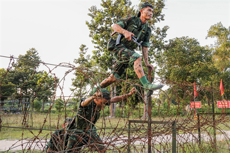 Luyện chất thép của bộ đội trinh sát