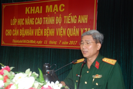 Bệnh viện quân y 7A: Nâng cao trình độ ngoại ngữ cho cán bộ, công nhân viên