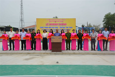 Khánh thành công trình thể dục thể thao tại xã Bàu Năng, huyện Dương Minh Châu