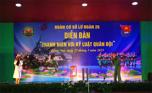 Đoàn cơ sở Lữ đoàn 26 diễn đàn “Thanh niên với Kỷ luật Quân đội”