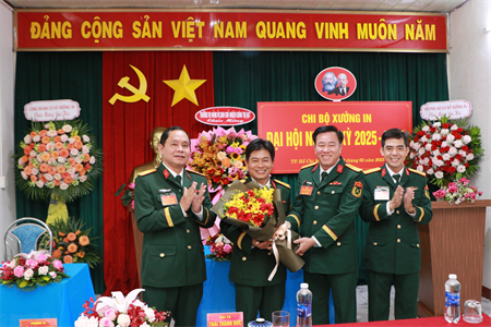 Chi bộ Xưởng in tổ chức thành công Đại hội nhiệm kỳ 2025 - 2030