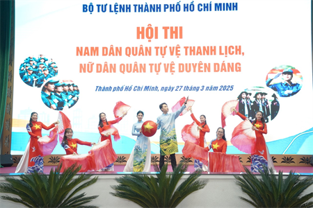 Bộ Tư lệnh TPHCM: Sôi nổi Hội thi “Nam dân quân tự vệ thanh lịch, nữ dân quân tự vệ duyên dáng”