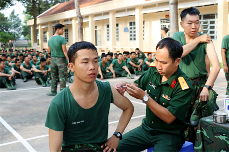 Trung đoàn 6, Bộ CHQS tỉnh Bình Dương: Sức khỏe chiến sĩ mới được nâng lên
