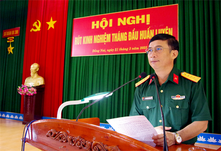 Sư đoàn 309 rút kinh nghiệm tháng đầu huấn luyện