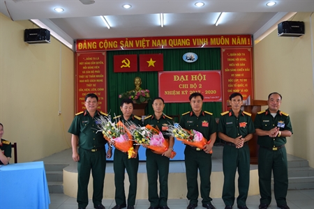 Chi bộ 2, Đảng bộ quân sự huyện Hóc Môn (Thành phố Hồ Chí Minh): Đại hội nhiệm kỳ 2017 – 2020