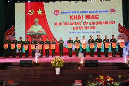 Khai mạc Hội thi "Dân vận khéo" toàn quân năm 2025