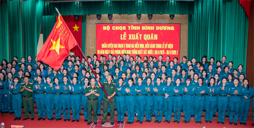Nữ DQTV Bình Dương quyết tâm hoàn thành tốt huấn luyện giai đoạn III