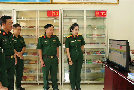 Lữ đoàn 23 đẩy mạnh ứng dụng công nghệ thông tin vào chuyển đổi số